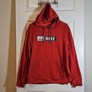 Reef Logo Hoodie Red/Orange Size M